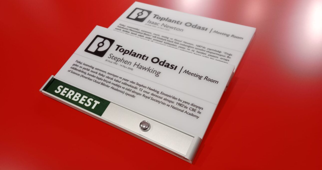 Pleksi Ofis Tabelası