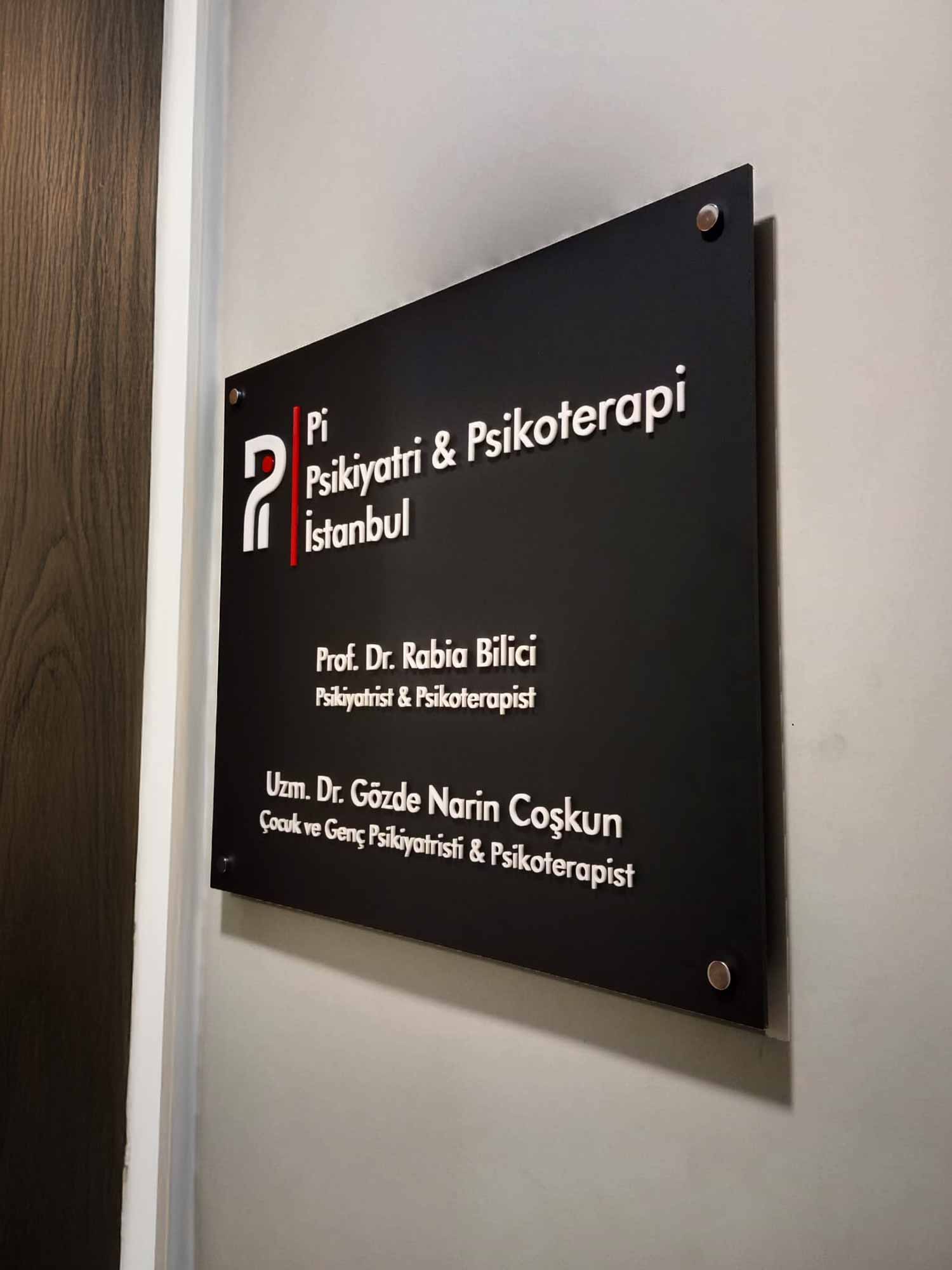 ofis kapı tabelası