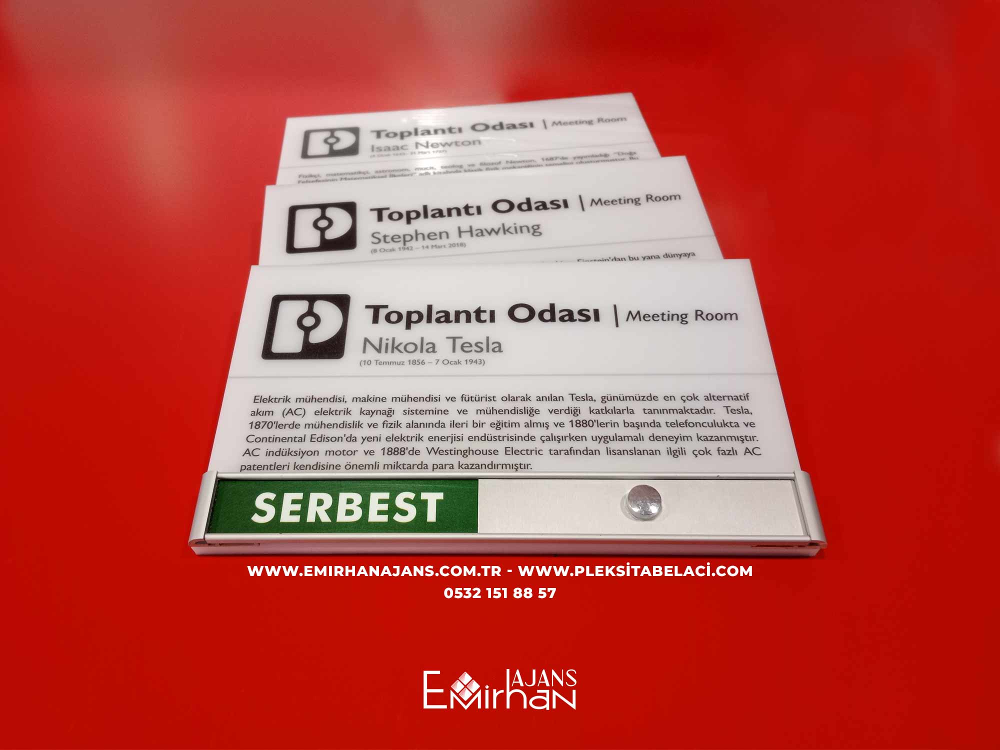 pleksi kapı tabelaları